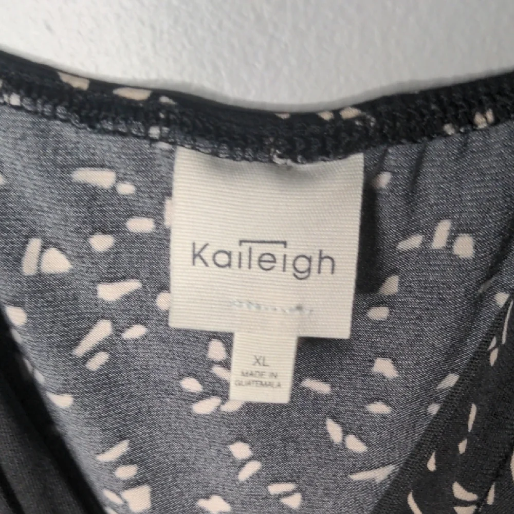 EUC✨KAILEIGH women's XL black & cream Rochelle Knit Jumpsuit from Stitch Fix - Picture 14 of 17